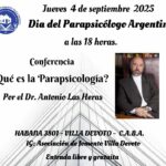 Dia de Parapsicólogo Argentino – jueves 4 de septiembre -¿Que es la Parapsicología?