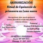 ARMONIZACIÓN Ritual de Equinoccio de primavera en Luna nueva