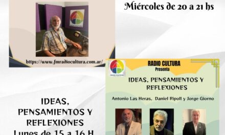 Antonio Las Heras en radio Cultura