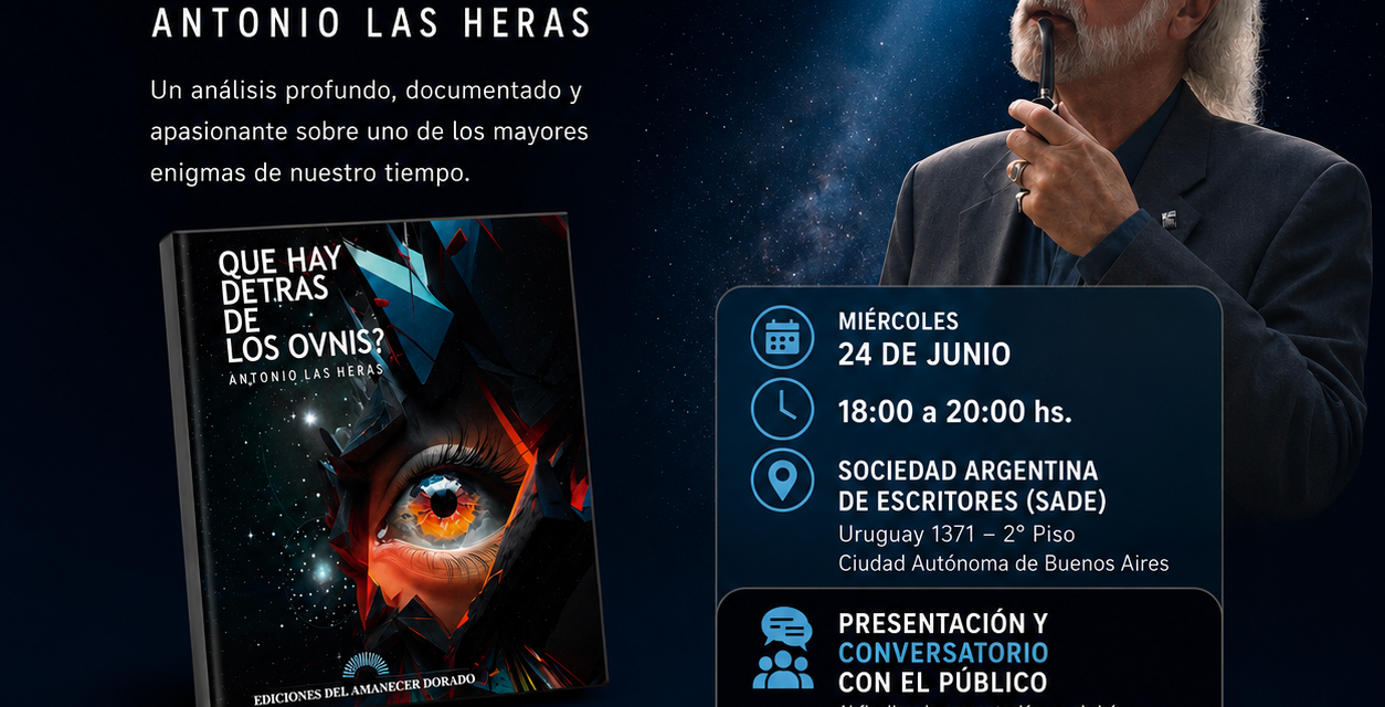 ¿Que hay detrás de los OVNIS? – Miércoles 24 de junio – 18Hs. – Uruguay 1371- CABA